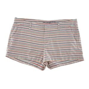 GAP Khakis Girlfriend 3 Inch Striped Shorts Women's US 16 / 33‎ Colorful